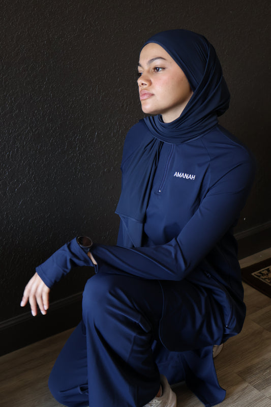Amanah Essentials Pants - Navy