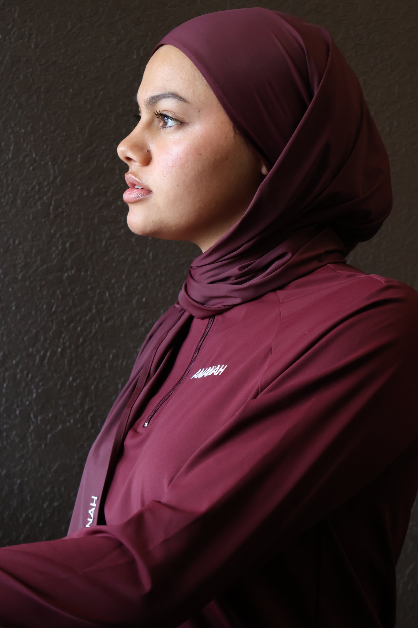 Amanah Essentials Maroon Set | Modest Activewear
