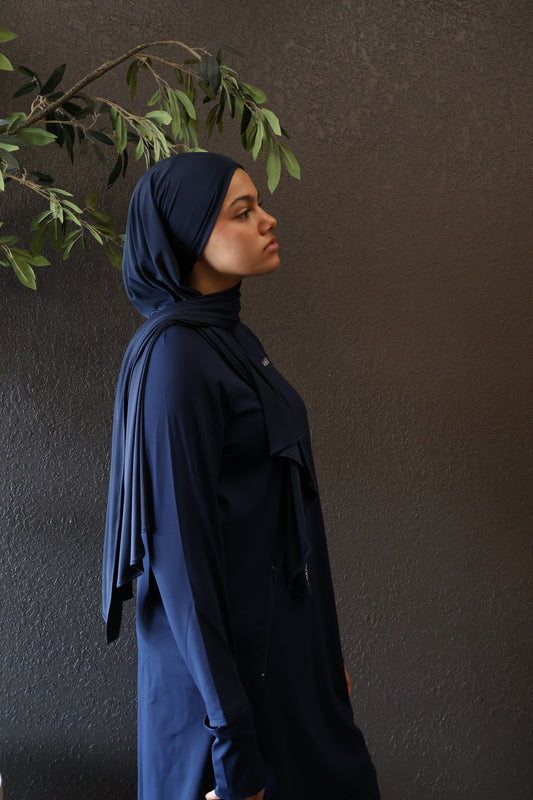 Amanah Essentials Hijab - Navy