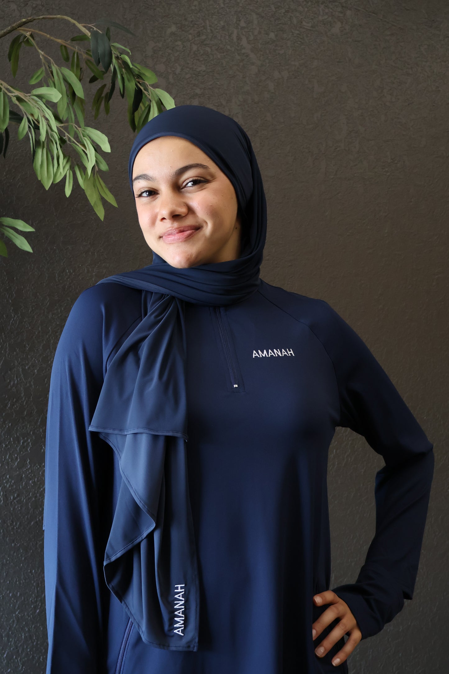 Amanah Essentials Navy Set | Modest Activewear