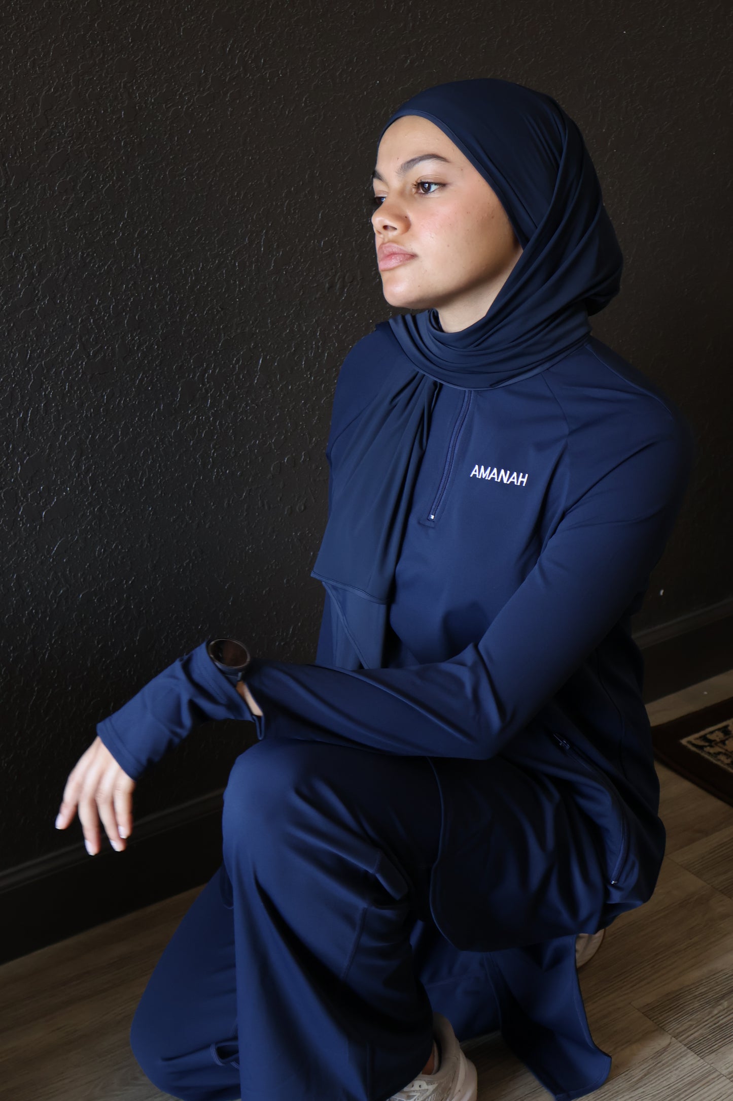 Amanah Essentials Pants - Navy